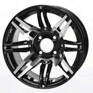 SGC 14″ Cobra Machined Black – Aluminum Alloy (Set of 4) 