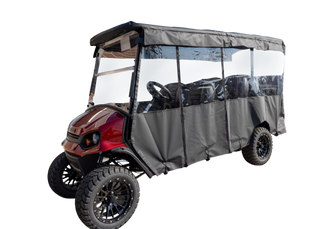 Cushman Shuttle 6 Black 117‑Inch Top Enclosure Kit