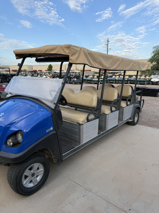2018 Club Car Transporter XL 8 Passenger- Blue