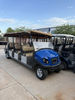 2018 Club Car Transporter XL 8 Passenger- Blue