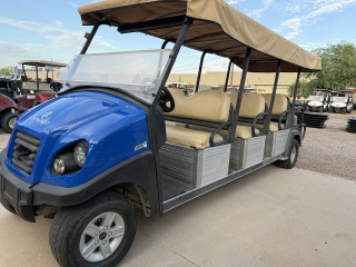 2018 Club Car Transporter XL 8 Passenger- Blue