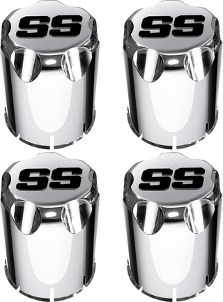 SGC 12″ Vampire Machined Black Wheel – Aluminum Alloy / STEELENG 23″x10.5″-12″ All Terrain Tire (SET of 4)