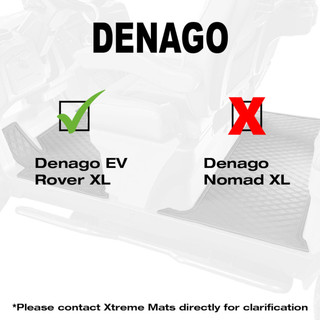 Xtreme Floor Mat Set, Denago Rover XL, Gray-GCM132