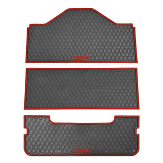 Xtreme Floor Mat Set, Evolution D5 (4+2), Red
