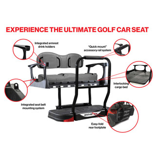 Commander Rear Seat Cushions, G250/G300, Black