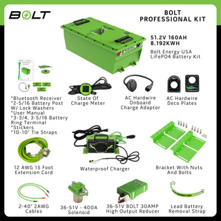 Bolt CC Vanguard 51V 160AH Factory Sync Heated Pro Kit (EZ)