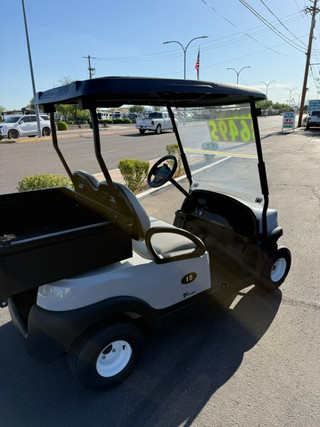 2020 Club Car Tempo Lithium Utility Golf Cart w/ Cargo Box - White