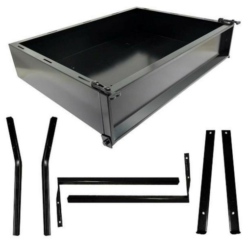 Nivel GTW Black Steel Cargo Box Kit For E-Z-GO RXV 2008