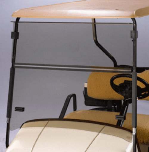 EZGO ST350 Golf Cart Impact-Resistant Folding Windshield - Tinted