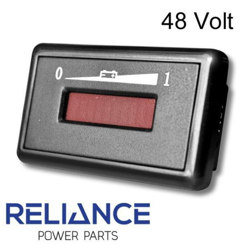 Reliance 48-Volt Digital Charge Meter for Golf Carts (Universal Fit)