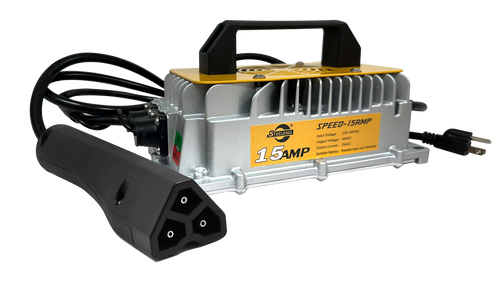 Steeleng 48V (15 AMP) Golf Cart Charger - EZGO Triangle (TXT/RXV)