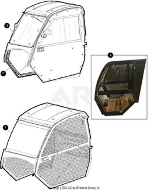 OEM E-Z-GO / Cushman Utility Cab Kit