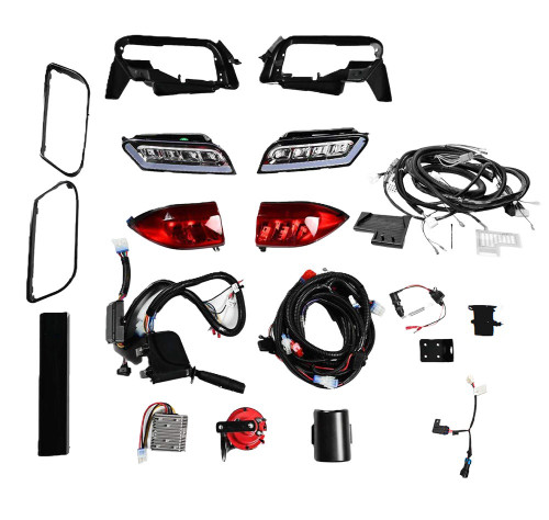 OEM Club Car Headlight & Taillight Kit — For Club Car Tempo (Vanguard Lithium)