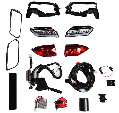 OEM Club Car Headlight & Taillight Kit — For Club Car Tempo (FLA & Gas)