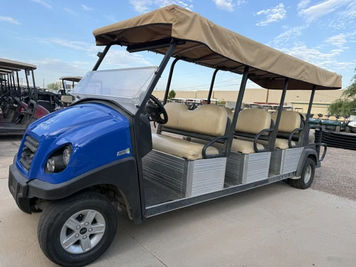 2018 Club Car Transporter XL 8 Passenger- Blue