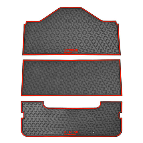 Xtreme Floor Mat Set, Evolution D5 (4+2), Red