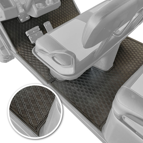 Xtreme Floor Mat Set, EZGO L6 (G2), Black-GCM45