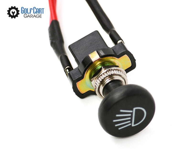 Push Pull Light Switch Golf Cart Headlight Switch Button for