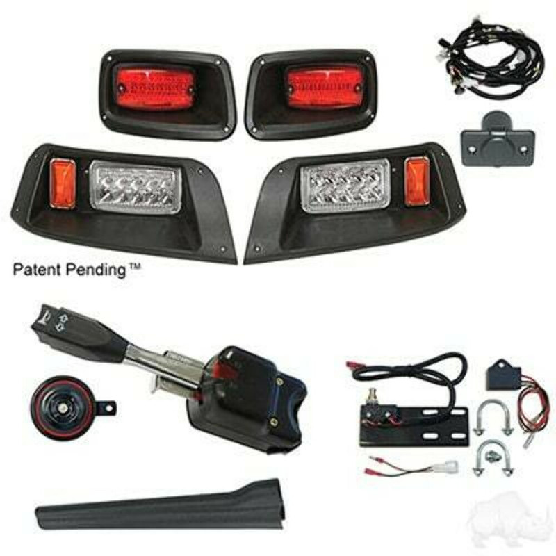 EZGO TXT Golf Cart Street Legal Light Kit