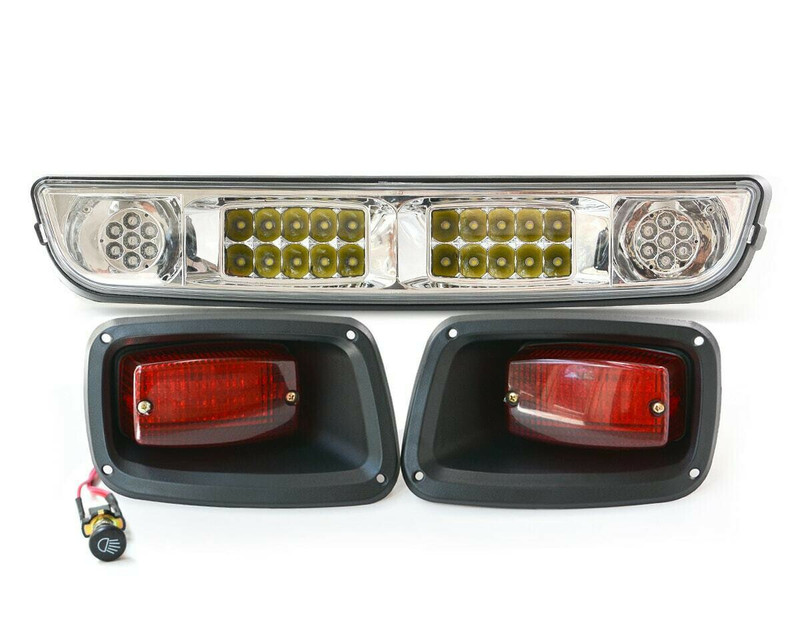 EZGO TXT FREEDOM (2014+) LED Street Legal Light Kit - Headlights, Taillights, Turn Signals, Horn & Wiring Harness