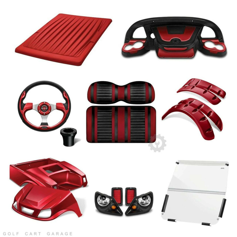 Club Car DS Doubletake Spartan Body & LED Light Kit - 11 Colors