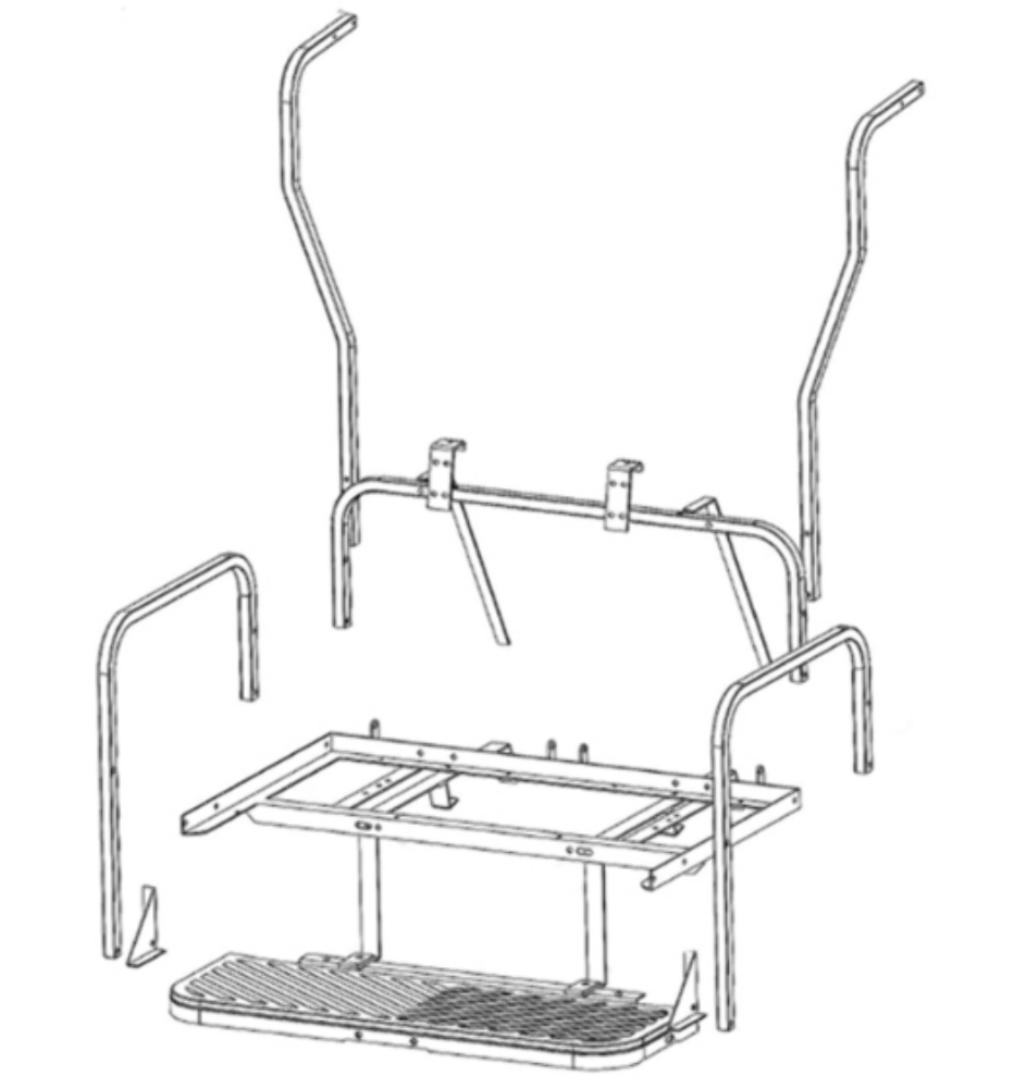 GTW Mach3 Rear Seat for all Club Car DS & Precedent