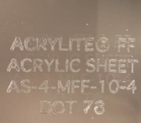 2017 YAMAHA DRIVE 2 GOLF CART WINDSHIELD visual data 3