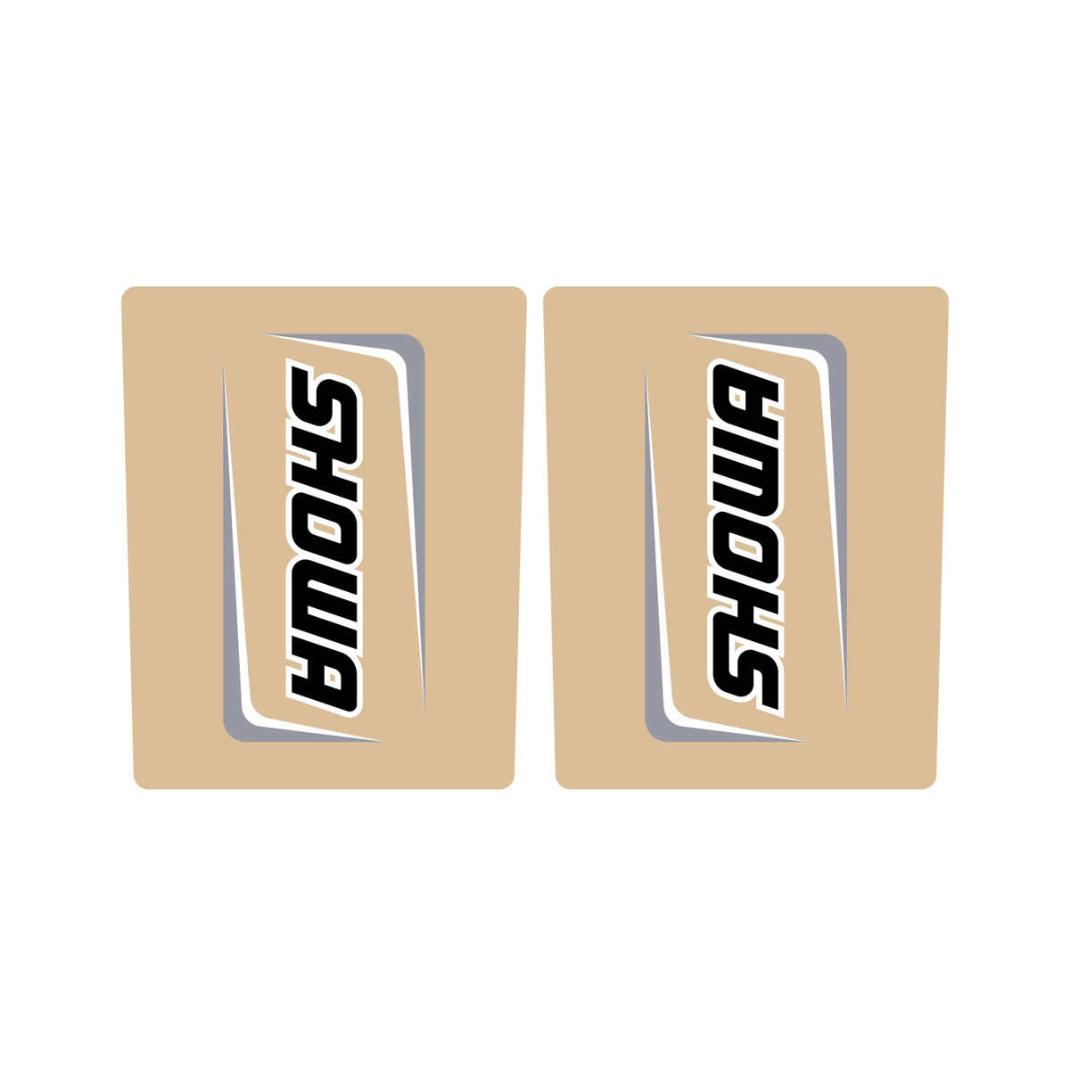 Showa Suspension Grey Fork Tube Sticker Elite Design Co.