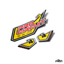 Exhaust Graphics for Pro Circuit T-4 Mini OEM Style