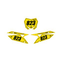 Suzuki Outline Number Plate Graphics