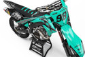 Elite Design Co Kawasaki Riot Teal Graphics Kit