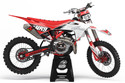 Riot Red/White Graphics Kit for GAS GAS