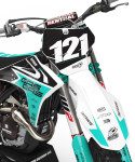 Vigilante Teal Graphics Kit for GAS GAS