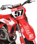 Distortion Red Graphics Kit for GAS GAS