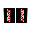 KYB Suspension - Style 1 Red Fork Tube Sticker Wrap - Black