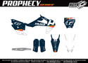 Prophecy Navy Graphics Kit for Husqvarna