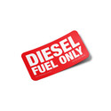 Diesel Fuel Only Safety Stickers