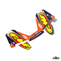 FMF Powercore 4 Orange Brigade Style Exhaust Decal 