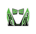 Exhaust Graphics for Pro Circuit Ti-6 KX Green Style 5