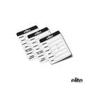 Elite Suspension Settings/Specifications Sticker Set