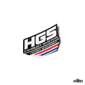 HGS 4 Stroke Style 1 Exhaust Decal - Outer 