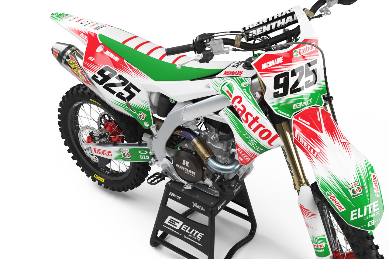 Castrol Graphics Kit for Kawasaki - Elite Design Co.