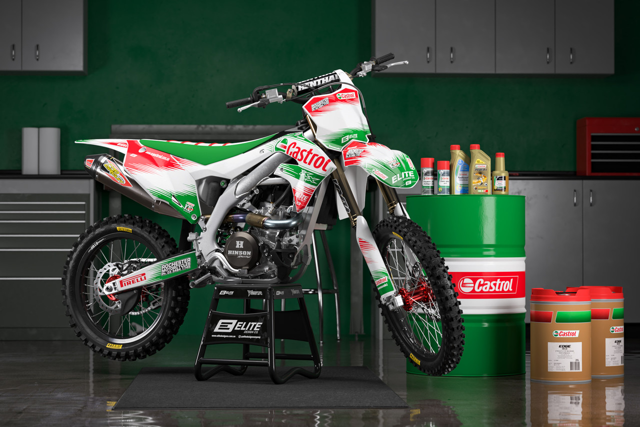Castrol Graphics Kit for Kawasaki - Elite Design Co.