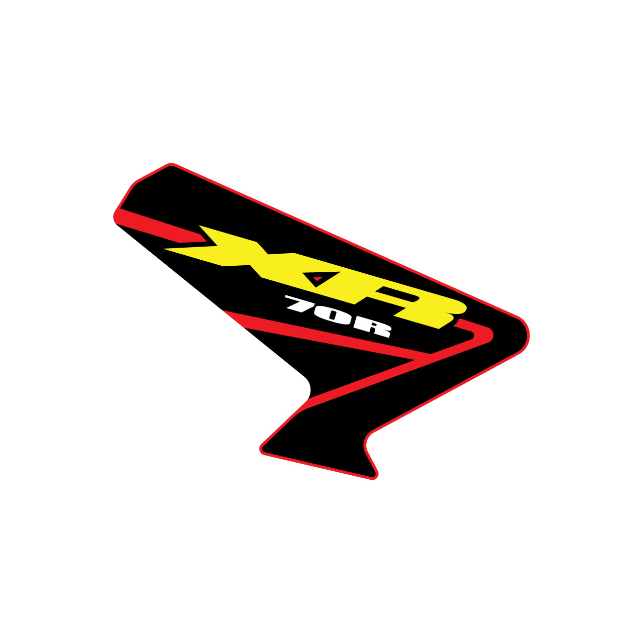Licensed Honda Vintage 1973 XR75 Decal Sticker Kit - Tank & Side Panels, VMX Style