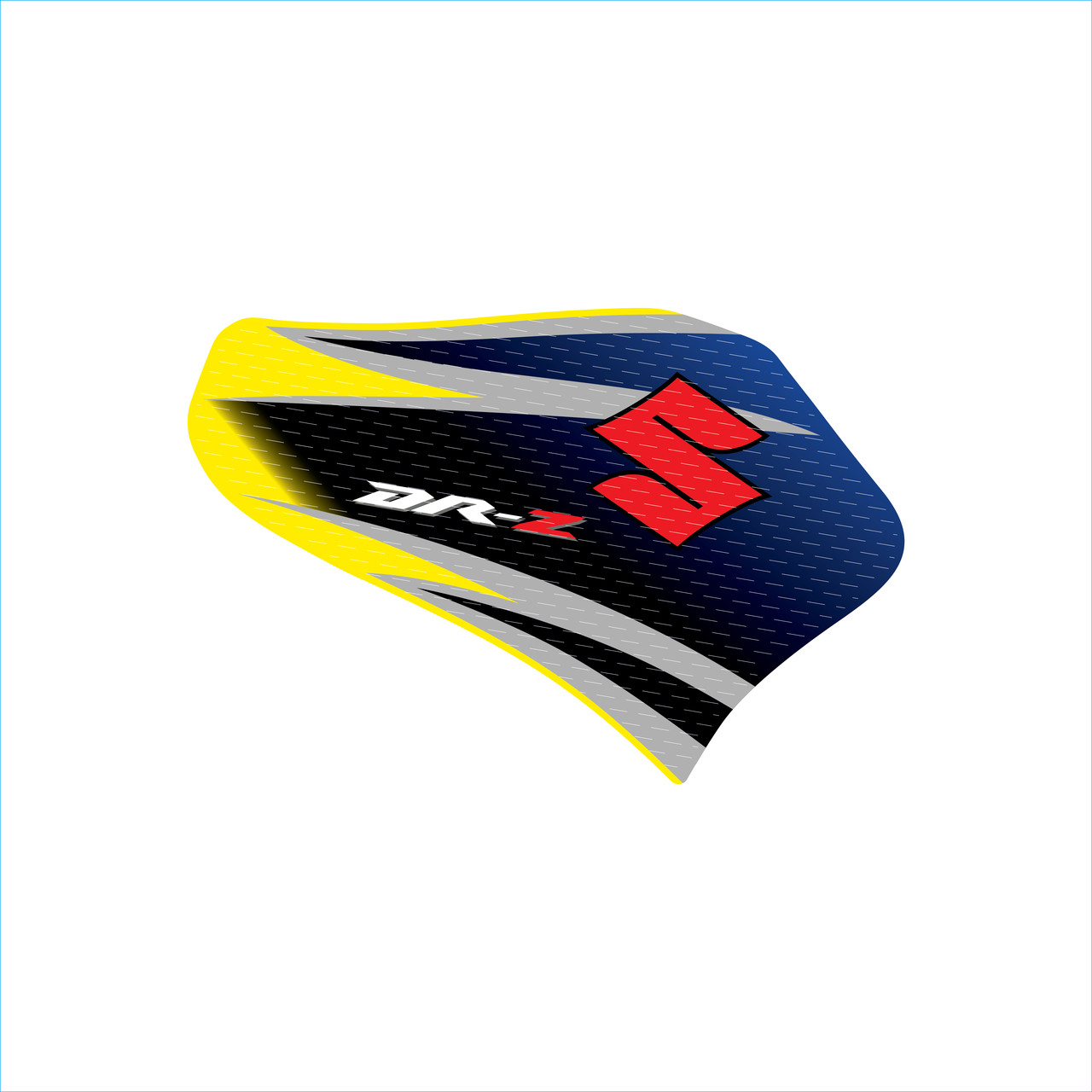 Dirt Bike Graphics Kit For Suzuki DRZ125 (2001-2007) - Custom Decals, No Plastics Included
