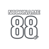 Jersey Print Style 1 Outline