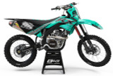 Elite Design Co Kawasaki Riot Teal Graphics Kit