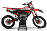 Attack Red Graphics Kit for Yamaha
