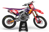 Vault Purple Graphics Kit for Honda