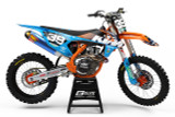 Vantage Cyan Graphics Kit for KTM